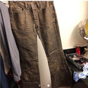 Distressed diesel pants